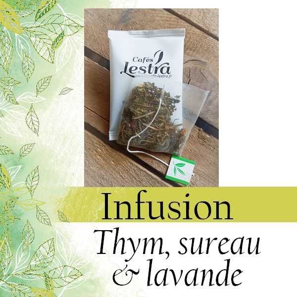 Infusion en sachet - Thym, sureau & lavande