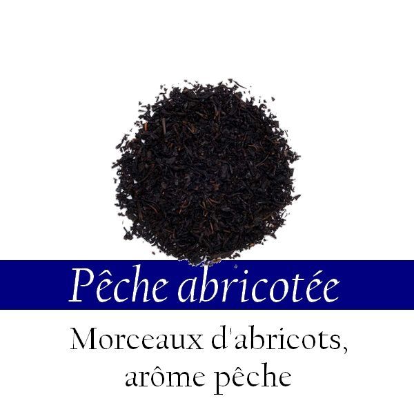 Thé Noir - Pêche abricotée