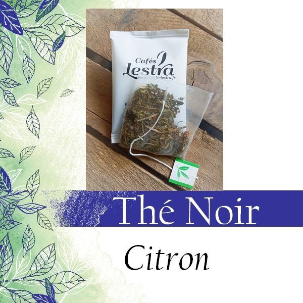 Thé noir en sachet - Citron