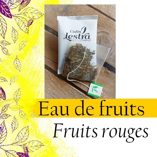 Eau de fruits en sachet - Fruits rouges