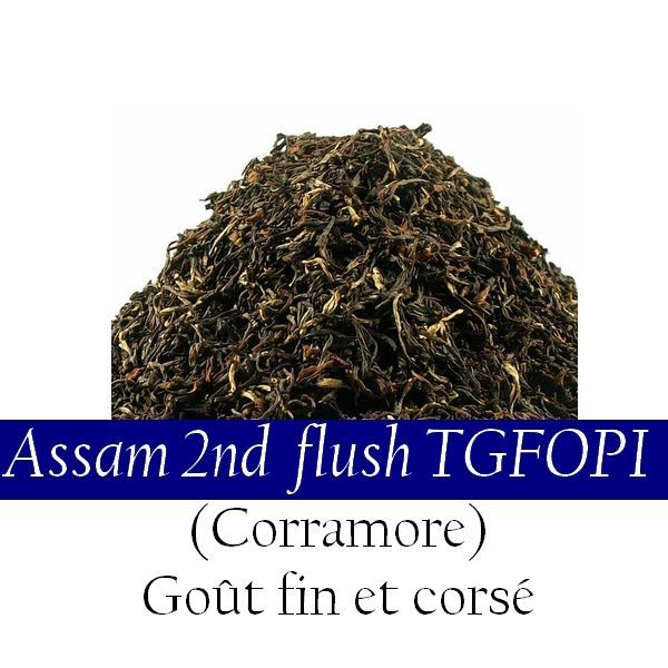 Thé Noir - Assam second flush TGFOPI Corramore