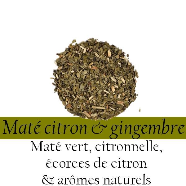 Maté- Citron & gingembre