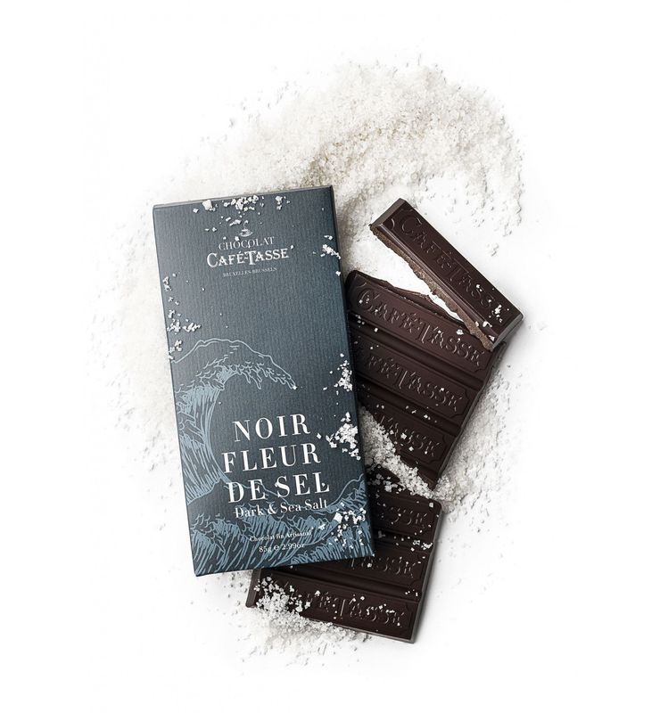 Café Tasse - Tablette Noir et fleur de sel