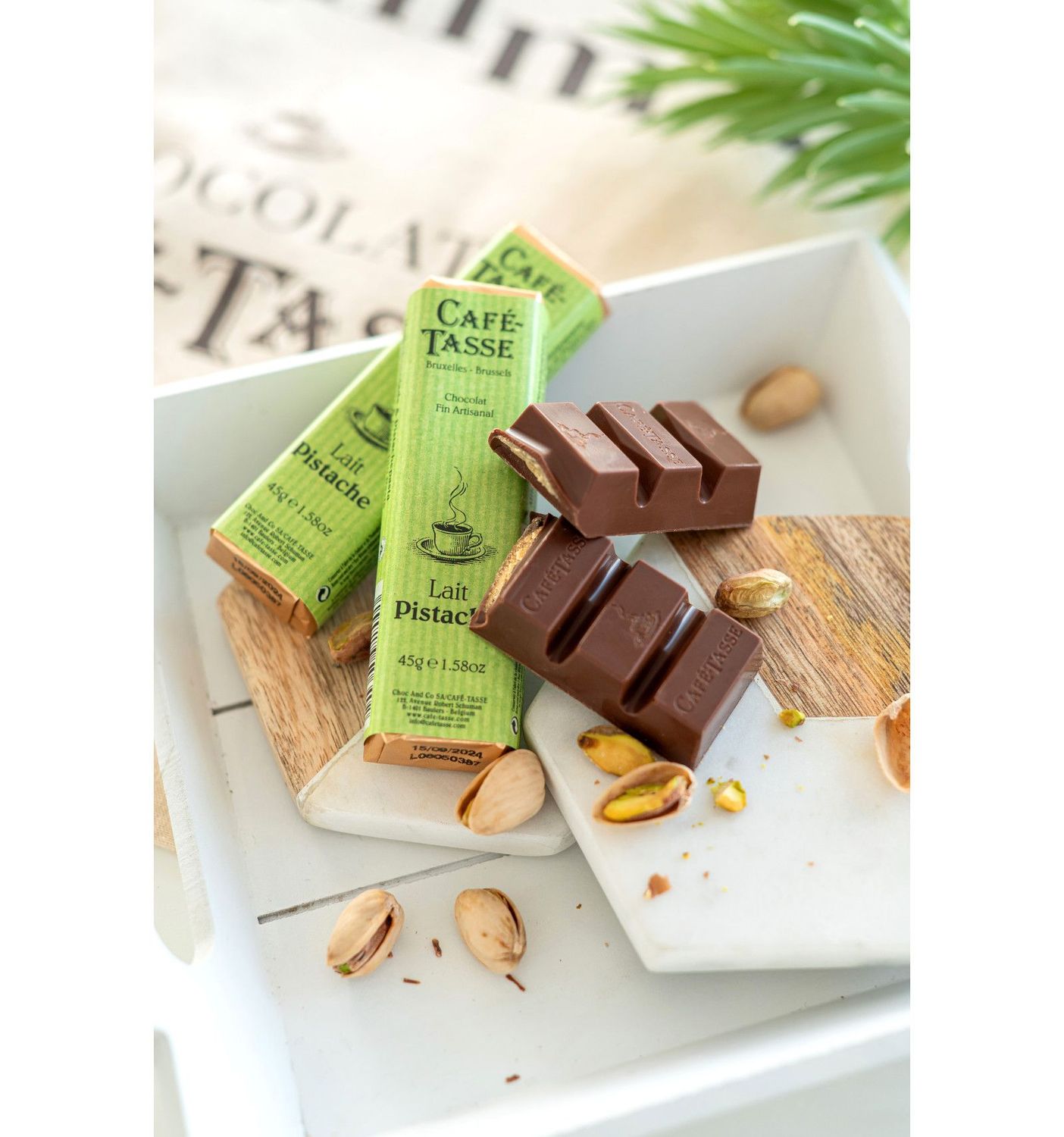 Café Tasse - Barre Lait & Pistache