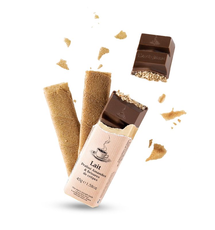 Café Tasse - Barre Lait - Praliné & amandes