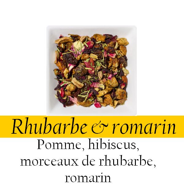 Eau de fruits - Rhubarbe & romarin Eau de fruits - Rhubarbe & romarin