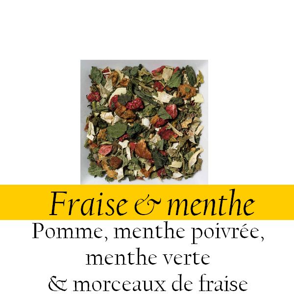 Eau de fruits - Fraise & menthe Eau de fruits - Fraise & menthe