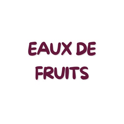 Eaux de fruits