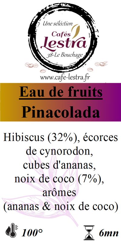Eau de fruits - Pinacolada Eau de fruits - Pinacolada