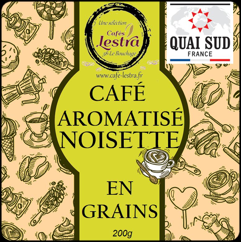 Café Aromatisé en Grains  - NOISETTE