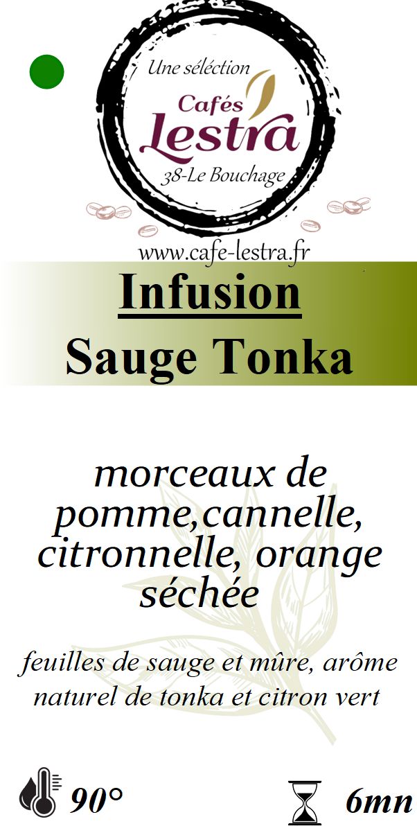 Infusion - Sauge tonka Infusion - Sauge tonka