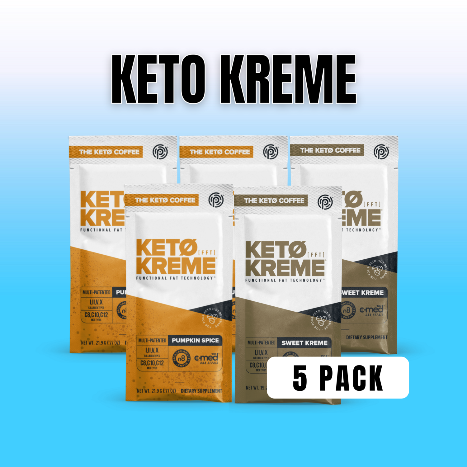 5 PACK KETO KREME