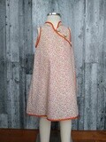 Nina.  A line  Wrap Dress with Mandarin Collar And Bias Binding Sewing Pattern.Age2-4