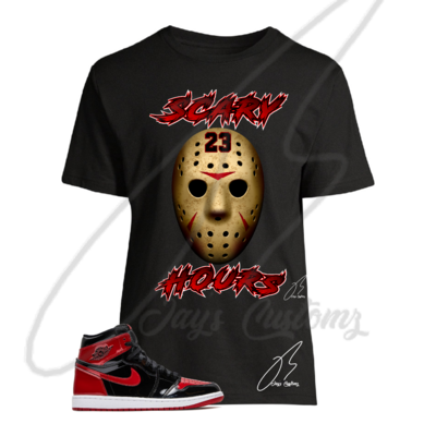 Scary Hours T-Shirt To Match Jordan Retro 1 Patent Leather