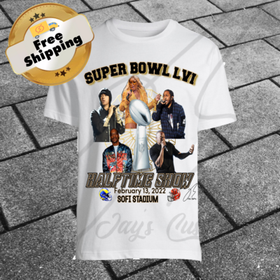 Super Bowl LVI Halftime Show Custom T-Shirt Hip Hop Legends