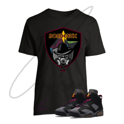 Toxic Man Graphic T-Shirt To Match Jordan Retro 6 Bordeaux