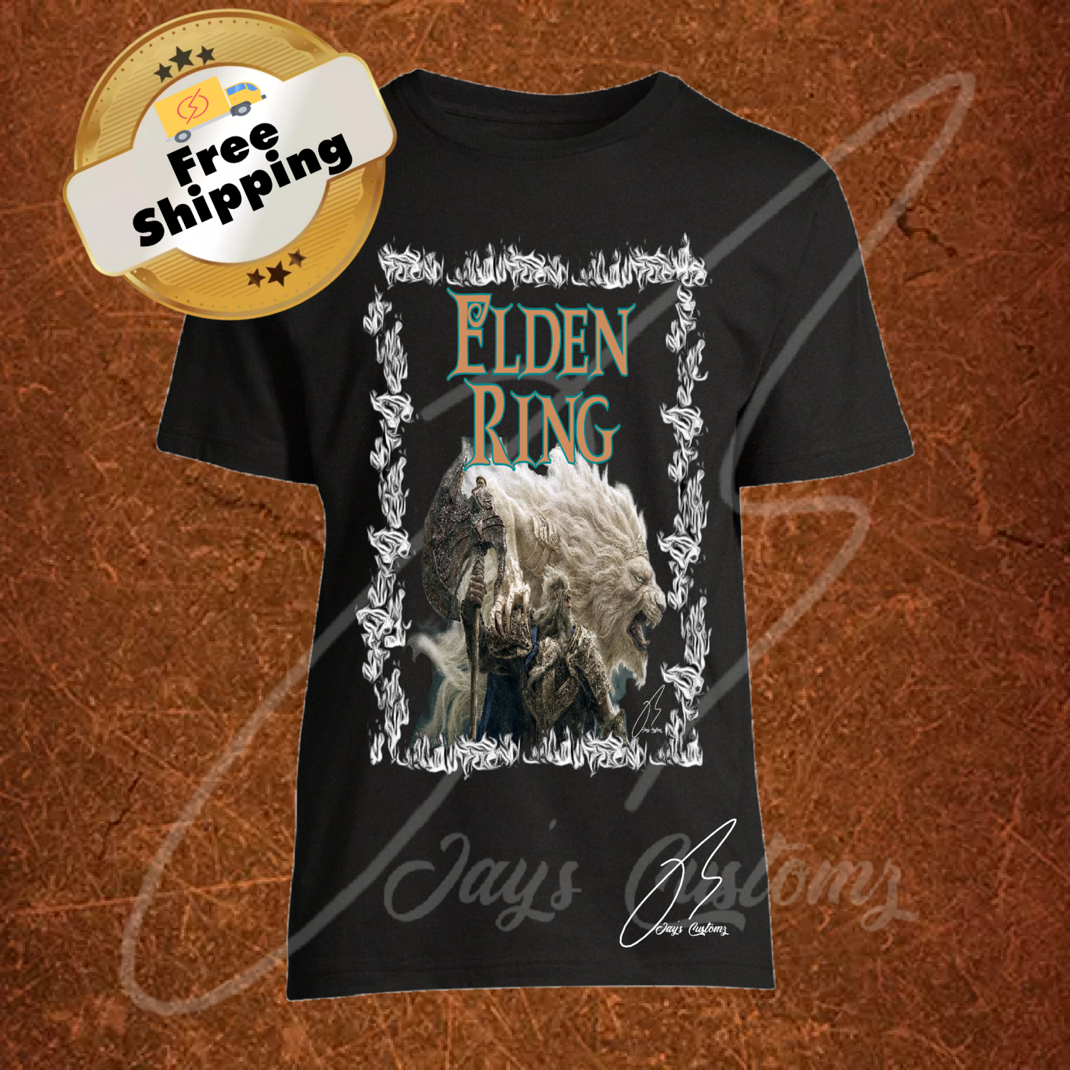 Elden Ring Custom Graphic T-Shirt Unisex/Adults &amp; Kids