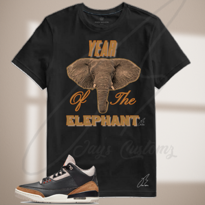 Jordan Retro 3 Desert Elephant Matching Shirt,YOTE