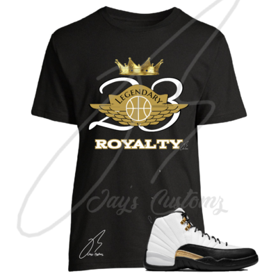 Jordan Retro 12 Royalty Matching Shirt/23 Wing