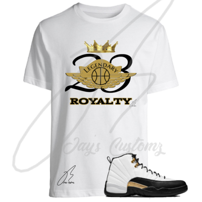 Jordan Retro 12 Royalty Matching Shirt/23 Wing