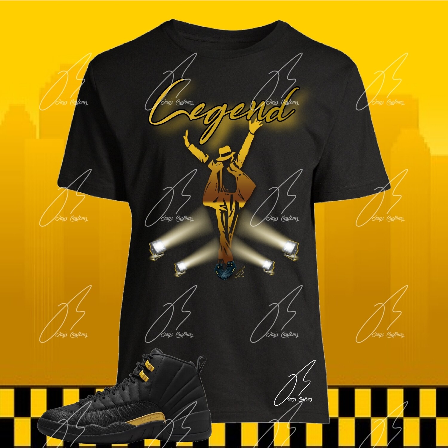 Jordan Retro Black Taxi Matching Shirt,Sweatshirt,Hoodie/MJ Legend