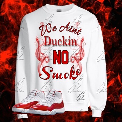 Jordan 11 Cherry Red Matching Shirt,Hoodie,Sweatshirt,Smoke Graphic Tee