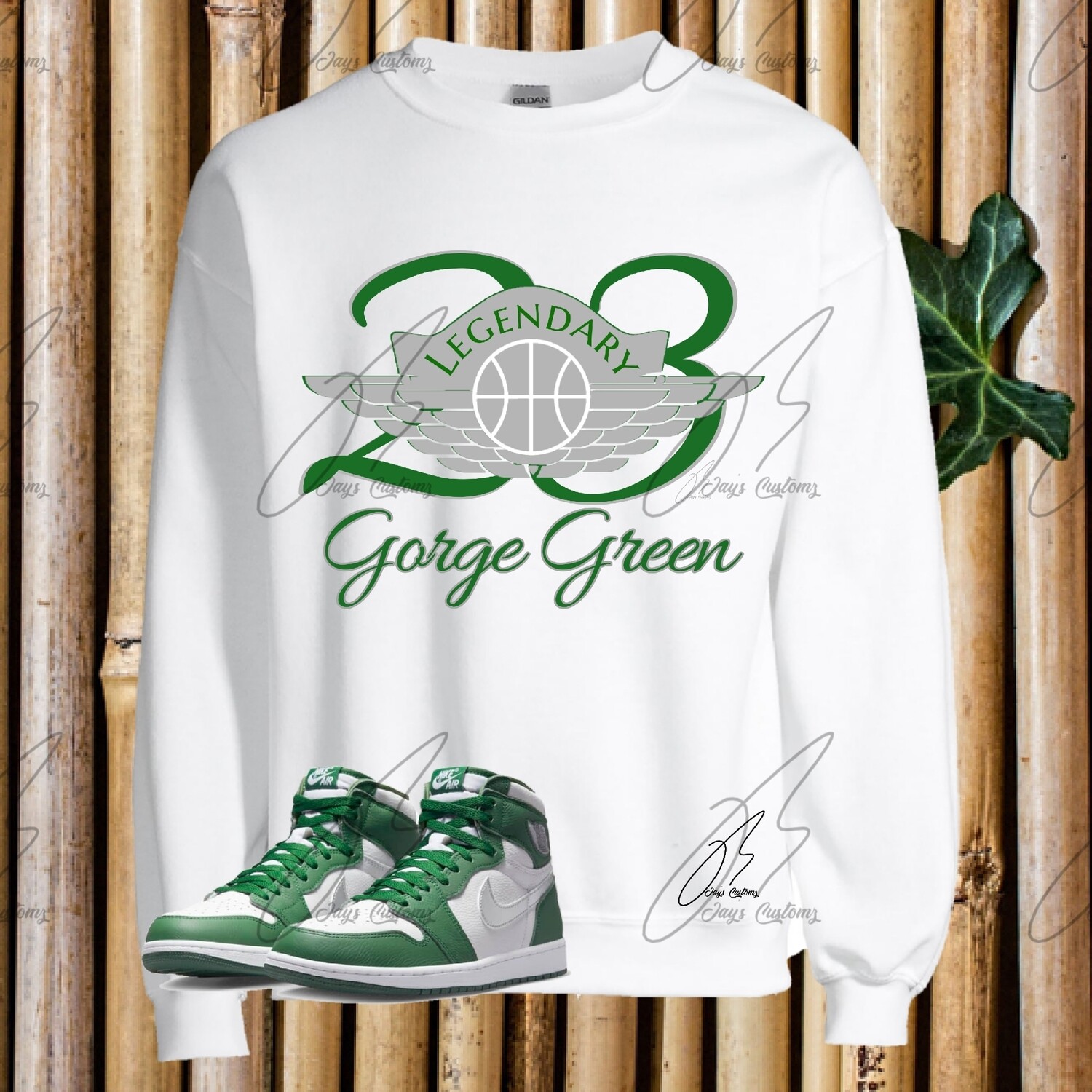 Jordan 1 Gorge Green Matching Shirt,Hoodie,Sweatshirt, 23 Wing Graphic Tee