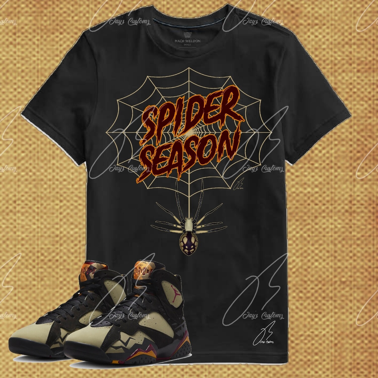 Jordan 7 Black Olive Neutral Matching Shirt,Hoodie,Sweatshirt,Spider Season Graphic Tee