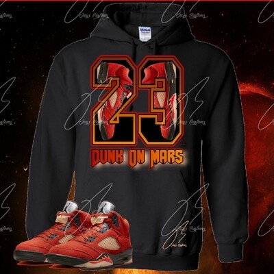 Jordan 5 Dunk On Mars Matching,Hoodie,Sweatshirt,Sneaker Graphic Tee