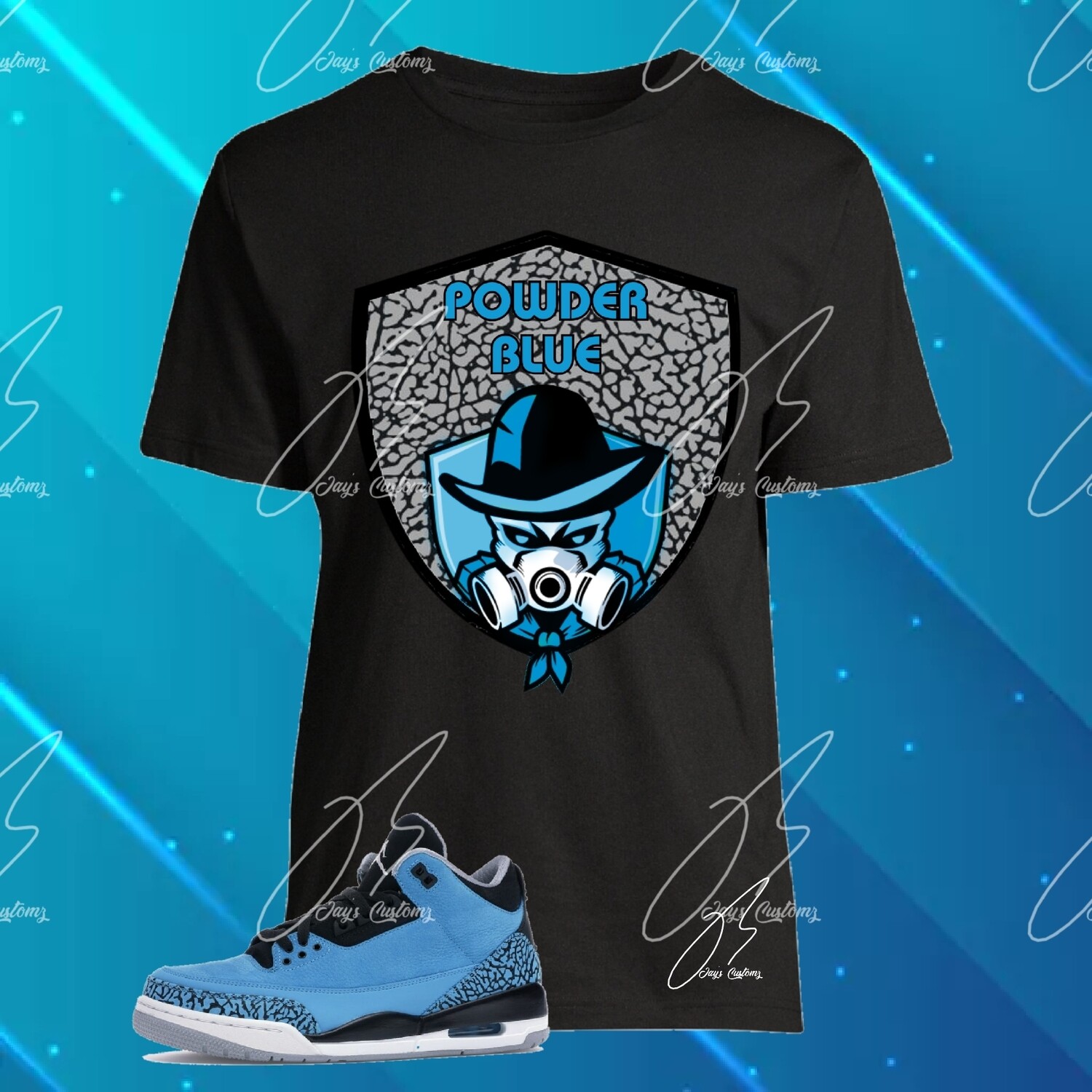 Jordan 3 Powder Blue Matching Shirt,Hoodie,Sweatshirt,Toxic Graphic Tee