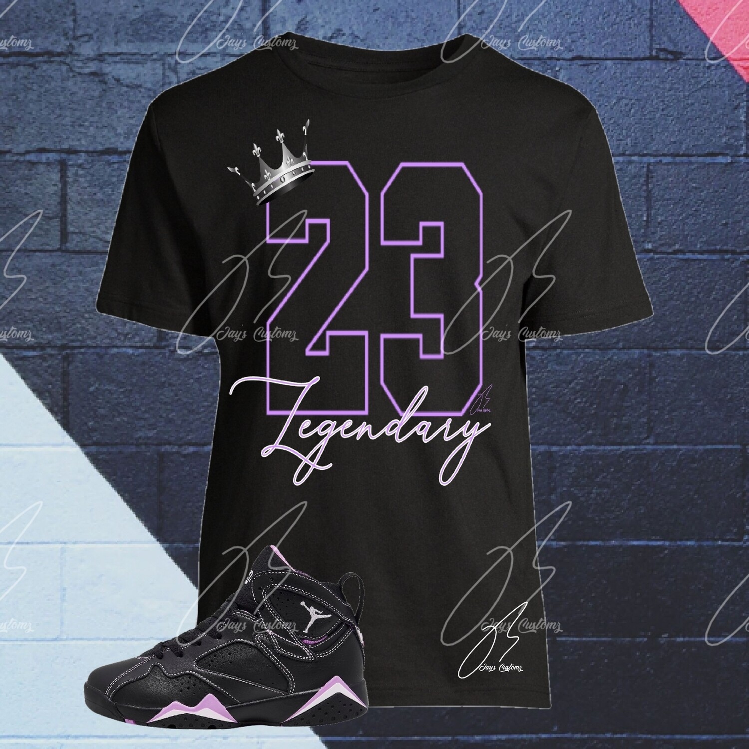 Jordan 7 Barely Purple Matching Shirt,Hoodie,Sweatshirt,23 Graphic Tee