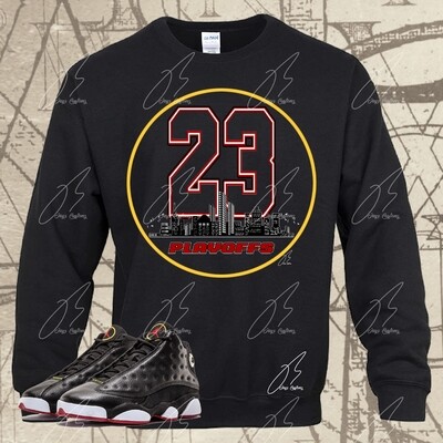 Jordan 13 Playoffs Matching Hoodie,Sweatshirt,23  Graphic Tee