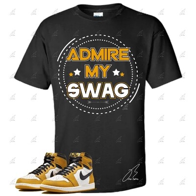 Jordan 1 Yellow Ochre Matching T-Shirt,Swag Graphic Tee