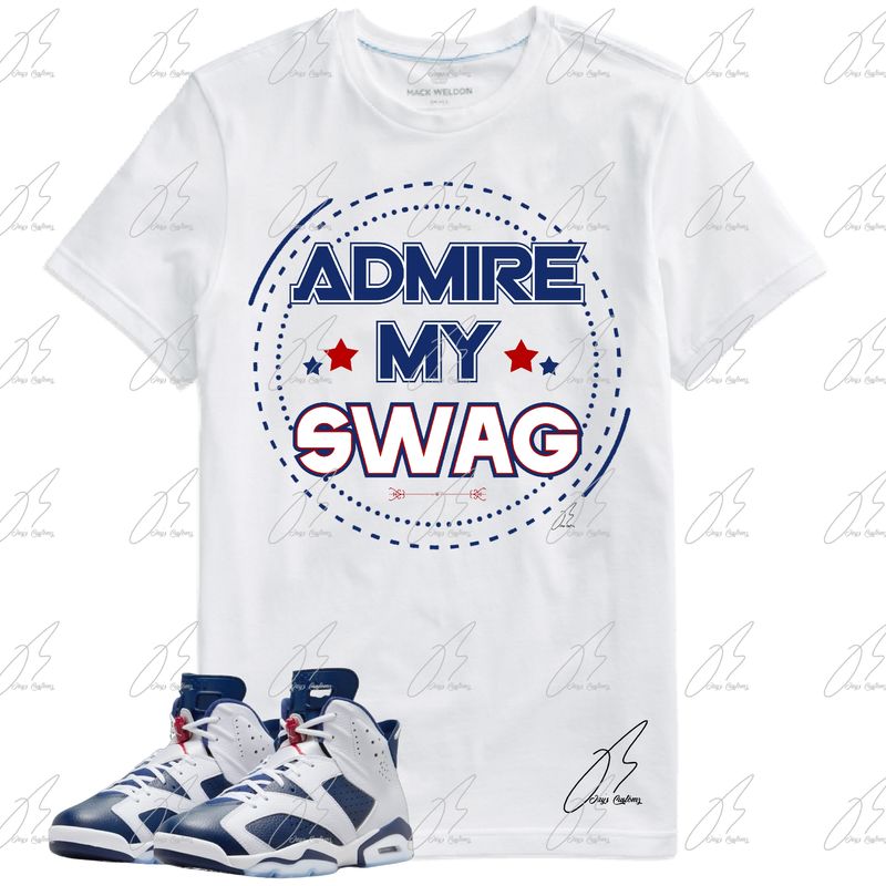 Jordan 6 Olympics Matching T-Shirt,Swag Unisex Sneaker Graphic Tee