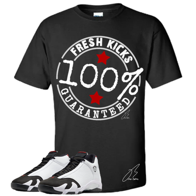 Jordan 14 Black Toe Matching T-Shirt, Fresh Kicks Unisex Sneaker Graphic Tee