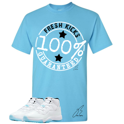 Jordan 11 Legend Blue Matching T-Shirt, Fresh Kicks Tee