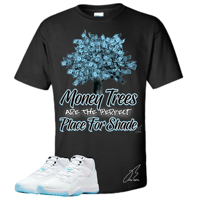 Jordan 11 Legend Blue Matching T-Shirt, Money Tree Unisex Sneaker Graphic Tee