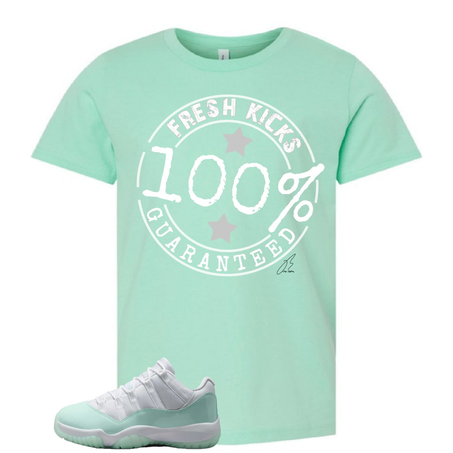 Jordan 11 Igloo Matching T-Shirt, Fresh Kicks Sneaker Graphic Tee