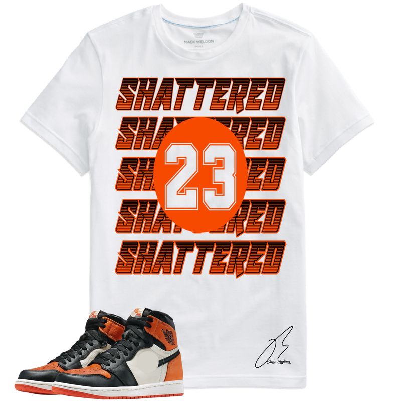Jordan 1 Shattered Backboard Matching T-Shirt, Layers Sneaker Graphic Tee