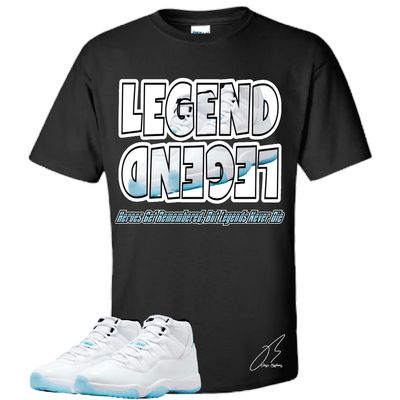 Jordan 11 Legend Blue Matching T-Shirt, Unisex Sneaker Graphic Tee