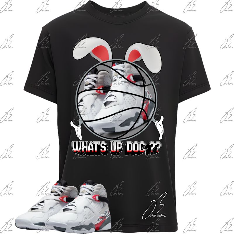 Jordan 8 Bugs Bunny Matching T-Shirt, Built Different Sneaker Graphic Tee