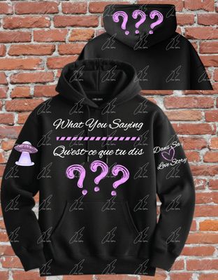 What You Saying Custom Hoodie, Viral Graphic Tee, Hip Hop Tee