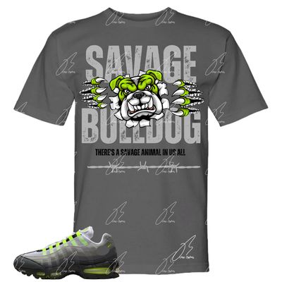 Air Max 95 Neon Green Matching T-Shirt, Savage Sneaker Graphic Tee