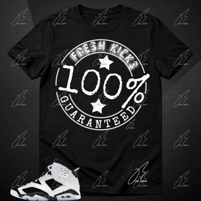 Jordan 6 Oreo Matching T-Shirt, Fresh Kicks Sneaker Graphic Tee
