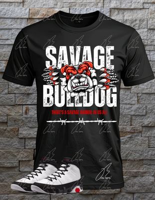 Jordan 9 Space Jam Matching T-Shirt, Savage Sneaker Graphic Tee