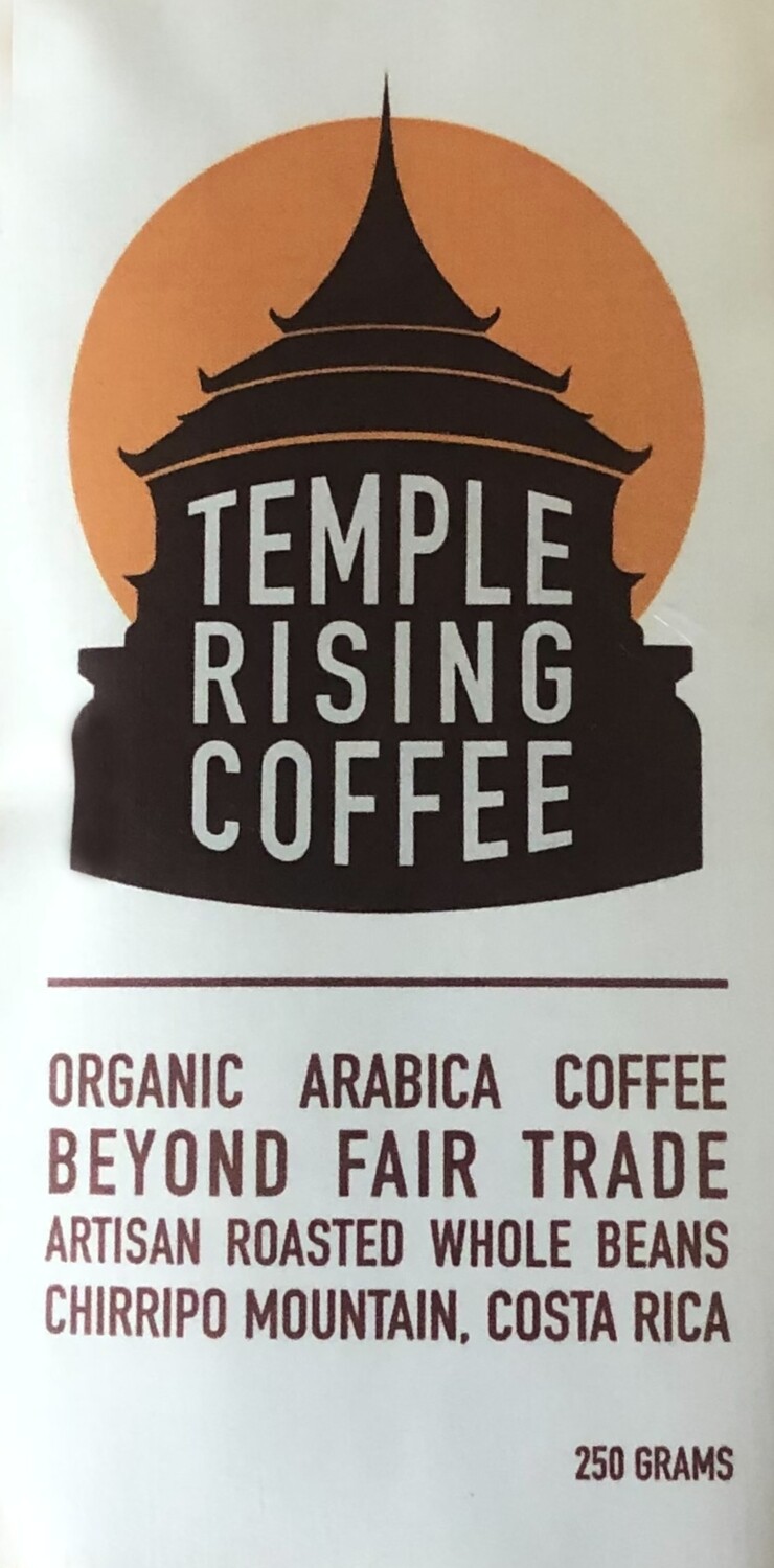 Temple Rising Triple Roast Blend 250 gram pack