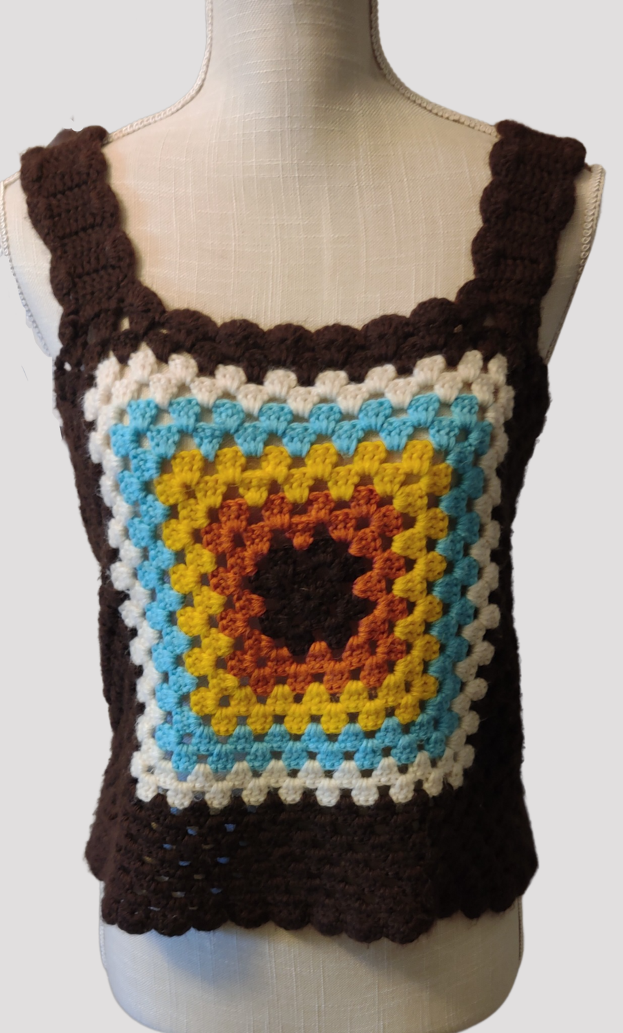 Made to Order Crochet Granny Square Tank Top