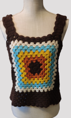 Made to Order Crochet Granny Square Tank Top