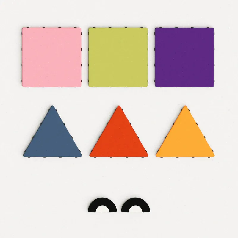 Spielmatten Set 8 Tukluk Home Rainbow