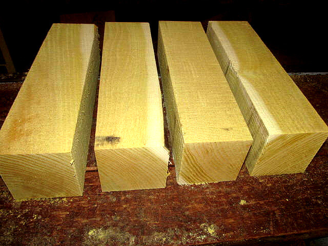 8 Beautiful Mulberry Turning Blanks 2&quot; x 2&quot; x 11&quot;